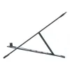 Leitz Ergo Aluminium Ultra-Flat Adjustable Laptop Stand, Laptop & tablet arm, Dark szary, Aluminium, 25.4 cm (10 inch), 43.2 cm (17 inch), 25.4 cm (10 inch)