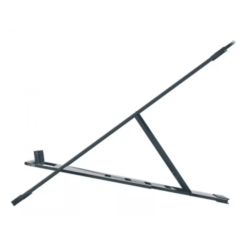 Leitz Ergo Aluminium Ultra-Flat Adjustable Laptop Stand, Laptop & tablet arm, Dark szary, Aluminium, 25.4 cm (10 inch), 43.2 cm (17 inch), 25.4 cm (10 inch)