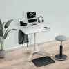 Leitz Ergo Mały Organizer Biurkowy z Tablicą Perforowaną, 42x25 cm, MDF, Tworzywo z recyklingu, Guma, Biały, Mocowanie zaciskowe, Listy, Papier, Zdjęcia, 450 x 61 x 330 mm, 450 mm