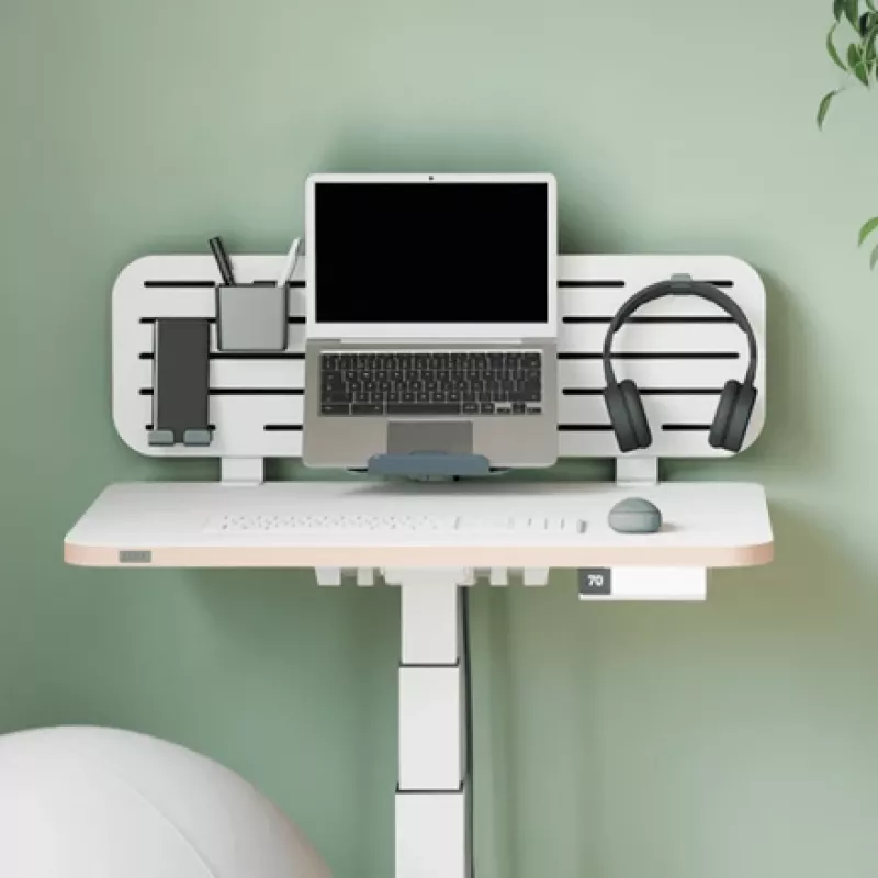 Leitz Ergo Organizer biurkowy na tablicę perforowaną z uchwytem na laptopa, 80x25 cm