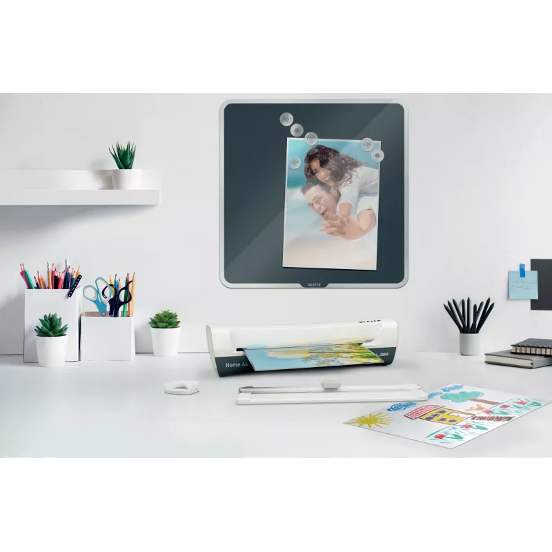 Leitz iLAM Home 4-w-1 Zestaw do laminowania A4, 24 cm, Laminator na gorąco, 300 mm/min, 0,4 mm, A4, 100 µm