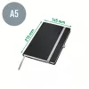 Leitz Style Notes A5 gładki z twardą oprawą, Monochromatyczny, Czarny, A5, 80 arkuszy, 100 g/m², Twarda oprawa
