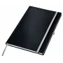 Leitz Style Notebook A4 w linie z twardą okładką, Monochromatic, Czarny, A4, 80 arkuszy, 100 g/m², Liniatura