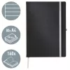 Leitz Style Notebook A4 w linie z twardą okładką, Monochromatic, Czarny, A4, 80 arkuszy, 100 g/m², Liniatura