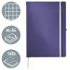 Leitz Style Notatnik A4 w kratkę z twardą okładką, Monochromatyczny, Niebieski, A4, 80 arkuszy, 100 g/m², Papier w kratkę