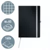 Leitz Style Notebook A5 w kratkę z miękką okładką, monochromatyczny, czarny, A5, 80 arkuszy, 100 g/m², papier w kratkę