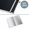 Leitz Style Notebook A5 w kratkę z miękką okładką, monochromatyczny, czarny, A5, 80 arkuszy, 100 g/m², papier w kratkę
