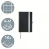 Leitz Style Notes A6 w kratkę z twardą okładką, Monochromatyczna, Czarny, A6, 80 arkuszy, 100 g/m², Papier w kratkę