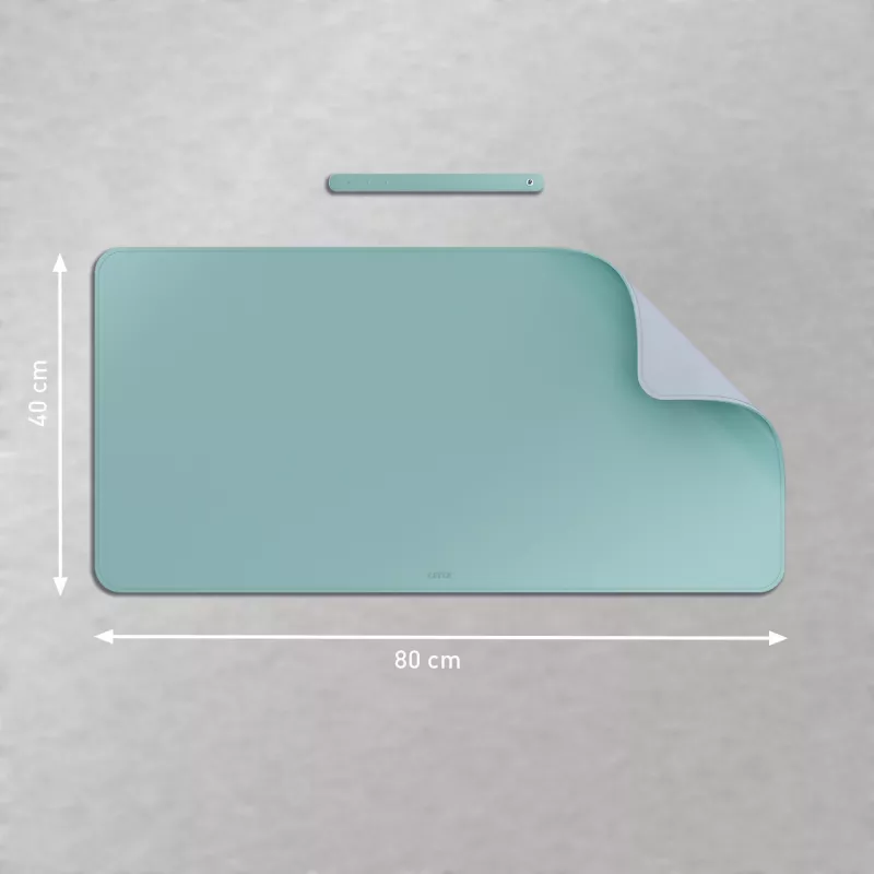 Leitz Large Desk Mat, kolor miętowy, polichlorek winylu (PVC), 400 mm, 800 mm, 2 mm, 350 g