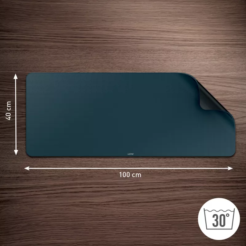 Leitz Extra Large Gaming Mat, ciemnoszary, polipropylen (PP), 400 mm, 1000 mm, 3 mm, 800 g
