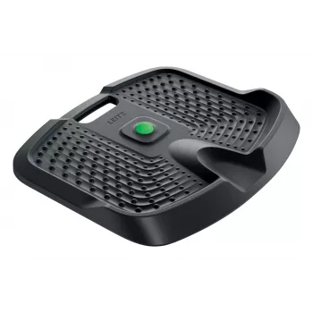 Leitz Ergo Active ergonomiczna mata stojąca przeciwzmęczeniowa, prostokątna, czarna, poliuretan, struktura bąbelkowa, Chiny, 605 x 681 mm