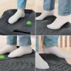 Leitz Ergo Active ergonomiczna mata stojąca przeciwzmęczeniowa, prostokątna, czarna, poliuretan, struktura bąbelkowa, Chiny, 605 x 681 mm