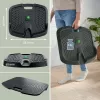 Leitz Ergo Active ergonomiczna mata stojąca przeciwzmęczeniowa, prostokątna, czarna, poliuretan, struktura bąbelkowa, Chiny, 605 x 681 mm