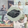 Leitz Ergo Active ergonomiczna mata stojąca przeciwzmęczeniowa, prostokątna, czarna, poliuretan, struktura bąbelkowa, Chiny, 605 x 681 mm