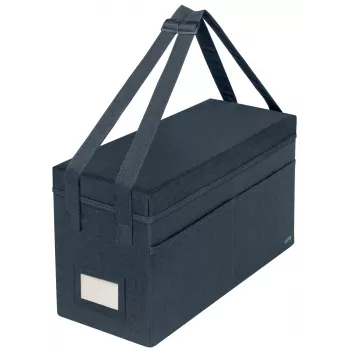 Leitz Fabric Torba do hot desku z pokrywą, Torba do przechowywania, Szary, Prostokątny, Tkanina, Monochromatyczny, Uniseks