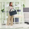 Leitz Fabric Torba do hot desku z pokrywą, Torba do przechowywania, Szary, Prostokątny, Tkanina, Monochromatyczny, Uniseks