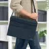 Leitz Torba materiałowa kompaktowa do hot desking z pokrywą, Torba do przechowywania, Szary, Prostokątny, Materiał, Monochromatyczny, Dorosły