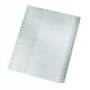 Leitz 12810000 tab index Numeric tab index Cardboard szary