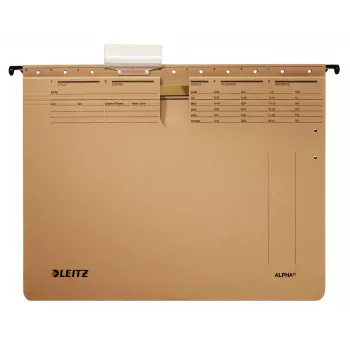 Leitz ALPHA teczka wisząca Karton A4 brązowa