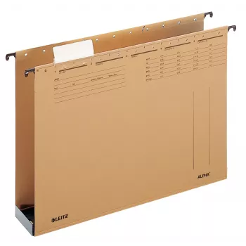 Leitz ALPHA wisząca teczka Karton, Plastik A4 Brązowy