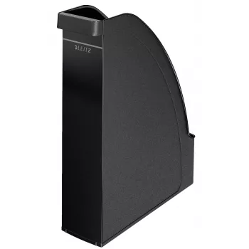 Pojemnik na czasopisma Leitz Plus Standard, czarny, plastikowy, A4, 7 cm, 78 mm, 300 mm