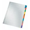 Leitz 43210000 przekładka indeksująca Pusta przekładka indeksująca Karton Wielokolorowy