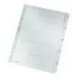 Leitz 43230000 indeks numeryczny Numeric tab index Karton, Plastik Szary