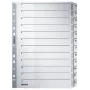 Leitz 43250000 indeks numeryczny Numeric tab index Karton Szary