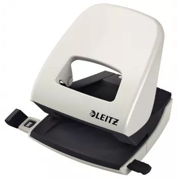 Dziurkacz Leitz NeXXt 5008, 2-otworowy 30 arkuszy, 30 arkuszy, Czarny, Szary, Metal, Plastik, 8 cm, 5,5 mm, A4