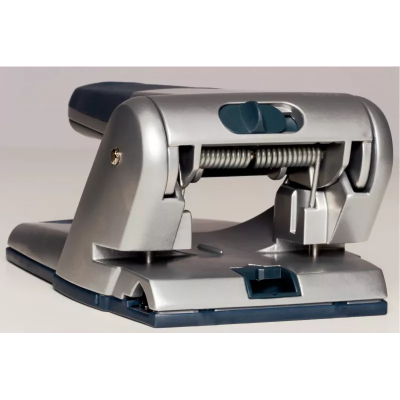Leitz Heavy Duty Hole Punch, 65 arkuszy, Czarny, Szary, 8 cm, 5.5 mm, A4, 130 mm