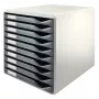Leitz Form Set, 10 szuflad, Plastik, Szary, 4.3 kg, 285 x 355 x 290 mm