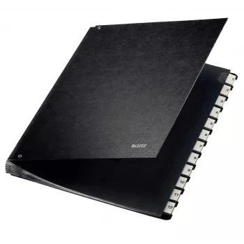 Leitz Organizer biurkowy 1-12 A4, czarny, karton, A4, 270 mm, 345 mm, 650 g
