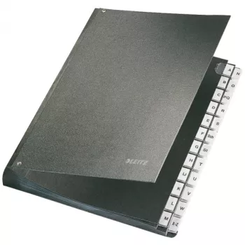 Leitz 58240095 przekładka książkowa Czarny Karton A4