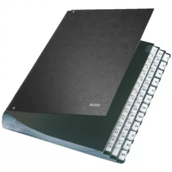 Leitz 58440095 skoroszyt z przekładkami czarny