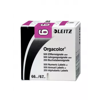 Leitz Orgacolor samoprzylepna etykieta Zaokrąglony prostokąt Fioletowy
