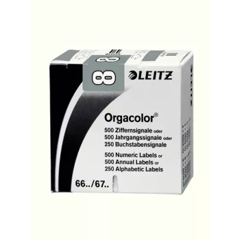 Leitz Orgacolor samoprzylepna etykieta Zaokrąglony prostokąt Szary