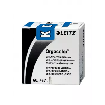 Leitz Orgacolor samoprzylepna etykieta Zaokrąglony prostokąt Niebieski