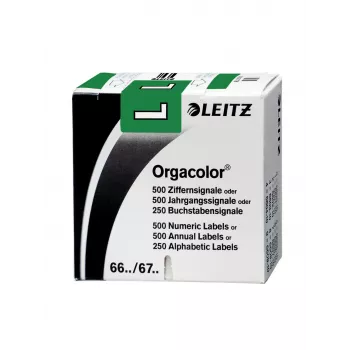 Leitz Orgacolor samoprzylepna etykieta Zaokrąglony prostokąt Zielony