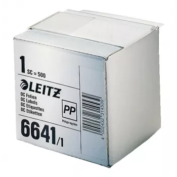 Leitz 66411000 etykieta samoprzylepna Transparent