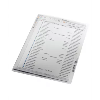 Leitz Quality Folder A5, 30% plastiku z recyklingu przedkonsumenckiego, 150 x 210 mm (A5), Polipropylen (PP), Przezroczysta, Pionowa, 160 mm, 220 mm
