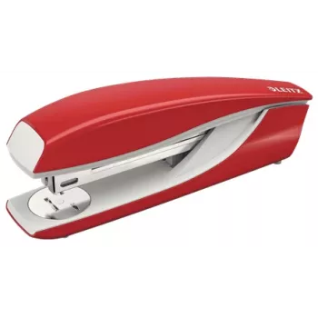 Zszywacz Leitz NeXXt 5504, 40 arkuszy Fullstrip metalowy, 40 arkuszy, Czerwony, 24/8, Metal, Tworzywo sztuczne, 80 g/m², Ładowanie od góry