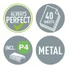 Leitz Zszywacz 5522 NeXXt, 40 arkuszy Metal, 40 arkuszy, Czarny, P4, Metal, Plastik, 80 g/m², 140 zszywek