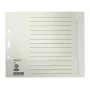 Leitz 12240085 tab index Blank tab index Papier Szary