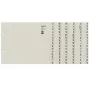Leitz 13240085 tabe indeksowe alfabetyczne Papier Szary