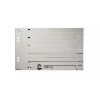 Leitz 16560085 przekładka Karton Szary 1 szt.
