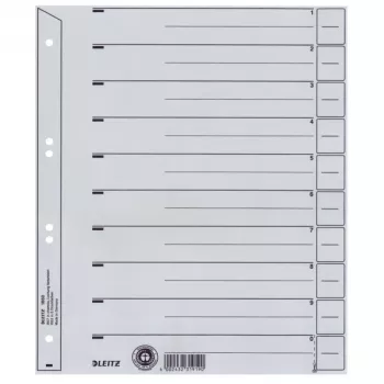 Zakładka Leitz, szara, 240 mm, 300 mm Zakładka Leitz, szara. Szerokość: 240 mm, Wysokość: 300 mm