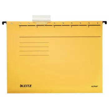 Leitz Alpha teczka wisząca Karton A4 Żółty