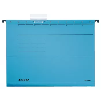 Leitz Alpha wisząca teczka karton A4 niebieska