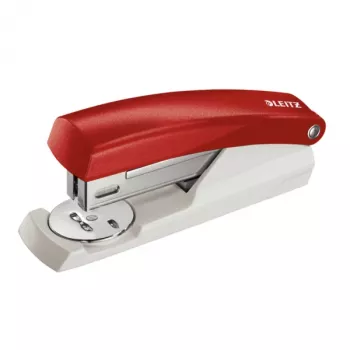 Zszywacz Leitz 5501 NeXXt, 25 arkuszy, 25 arkuszy, czerwony, biały, P3, plastik, 80 g/m², ładowanie od góry