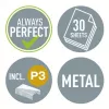 Leitz NeXXt zszywacz, 30 arkuszy, 30 arkuszy, Biały, P3, Metal, Tworzywo sztuczne, 80 g/m², Górny